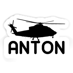 Anton Aufkleber Helikopter Image