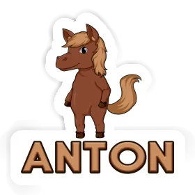 Aufkleber Pferd Anton Image