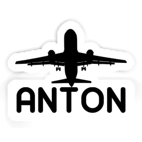 Anton Sticker Jumbo-Jet Image