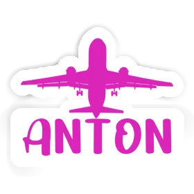 Anton Sticker Jumbo-Jet Image