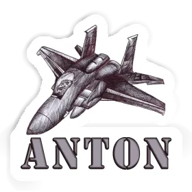 Sticker Flugzeug Anton Image