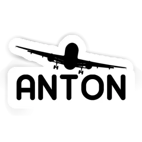 Sticker Flugzeug Anton Image