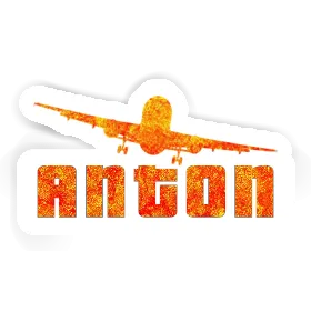 Flugzeug Sticker Anton Image