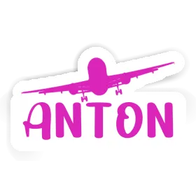 Aufkleber Anton Flugzeug Image