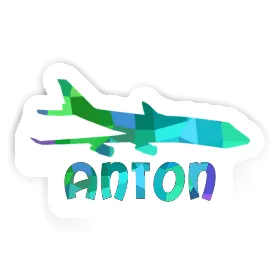 Sticker Anton Jumbo-Jet Image