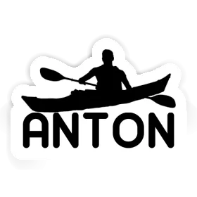 Sticker Kajakfahrer Anton Image