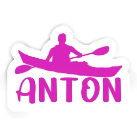 Aufkleber Kajakfahrer Anton Image