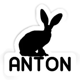 Anton Sticker Hase Image