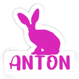 Aufkleber Hase Anton Image