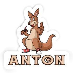 Anton Sticker Känguruh Image