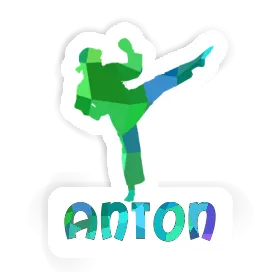 Aufkleber Anton Karateka Image