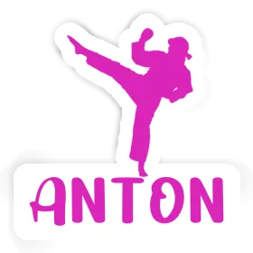 Karateka Aufkleber Anton Image