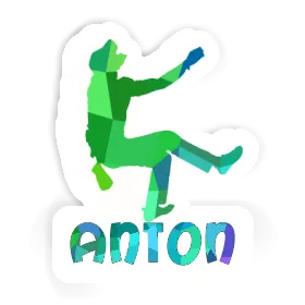 Anton Aufkleber Kletterer Image