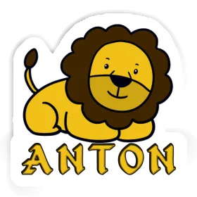 Löwe Aufkleber Anton Image