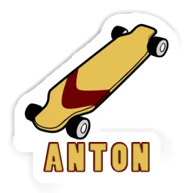 Sticker Anton Skateboard Image