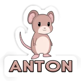 Aufkleber Maus Anton Image