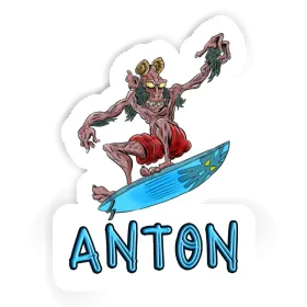 Sticker Wellenreiter Anton Image