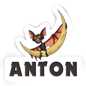 Anton Sticker Fledermaus Image