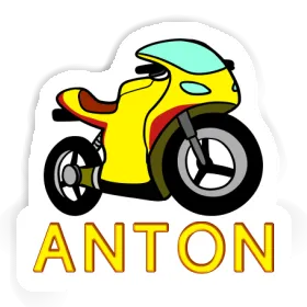 Aufkleber Anton Motorrad Image