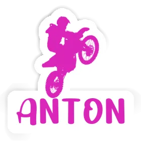 Sticker Motocross-Fahrer Anton Image