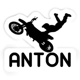 Anton Aufkleber Motocross-Fahrer Image