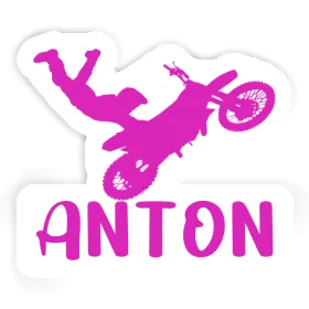 Aufkleber Motocross-Fahrer Anton Image