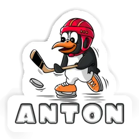 Anton Aufkleber Eishockey-Pinguin Image