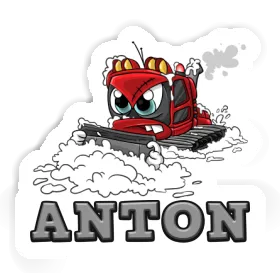 Pistenfahrzeug Sticker Anton Image