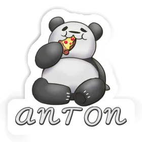 Anton Sticker Pizza-Panda Image