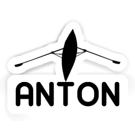 Sticker Anton Ruderboot Image