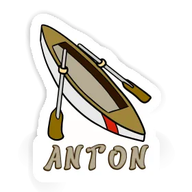 Aufkleber Ruderboot Anton Image