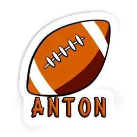 Anton Sticker Rugby Image