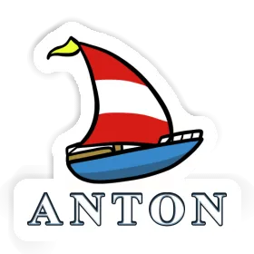 Sticker Anton Segelboot Image