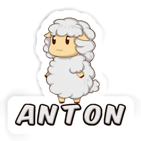 Anton Sticker Schaf Image