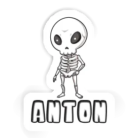 Alien Sticker Anton Image