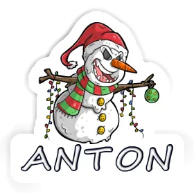 Schneemann Sticker Anton Image