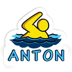 Sticker Anton Schwimmer Image