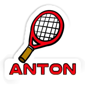 Sticker Anton Tennisschläger Image