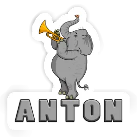 Elefant Sticker Anton Image