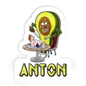 Avocado Aufkleber Anton Image