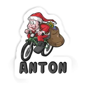 Velofahrer Aufkleber Anton Image