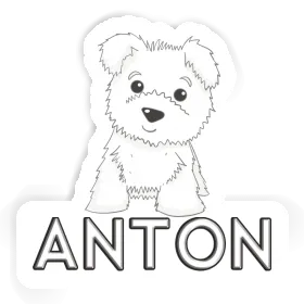 Anton Sticker Westernhund Image