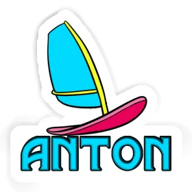 Anton Sticker Windsurfbrett Image