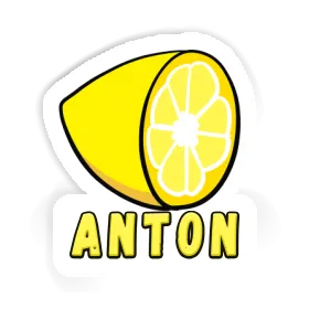 Sticker Zitrone Anton Image