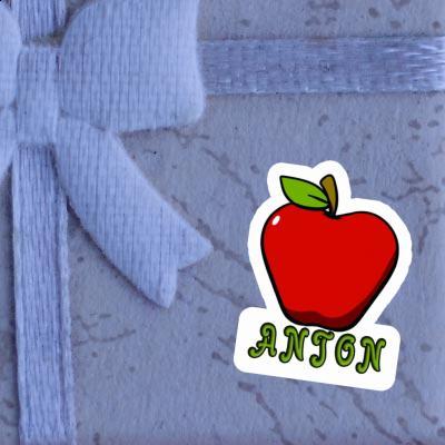 Sticker Apfel Anton Laptop Image