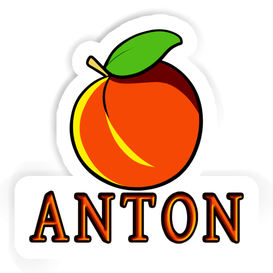 Anton Sticker Apricot Gift package Image