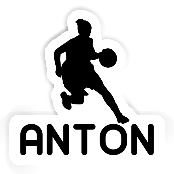 Basketballspielerin Sticker Anton Gift package Image