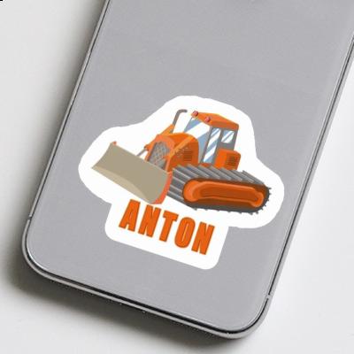 Sticker Excavator Anton Laptop Image