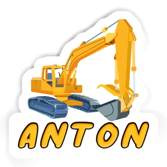 Bagger Aufkleber Anton Gift package Image