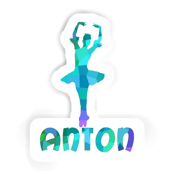 Sticker Anton Ballerina Laptop Image